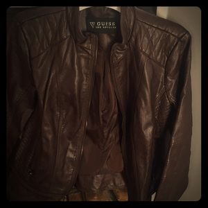 Guess leather jacket
